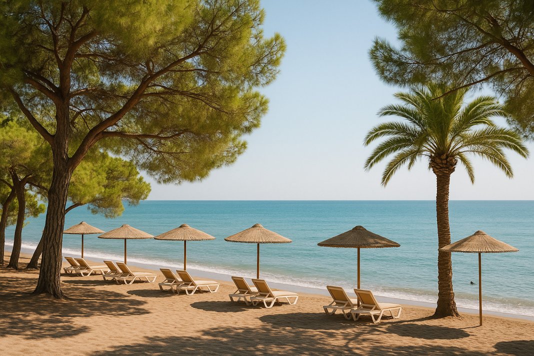Unde găsești mai multă umbră naturală: ghid complet despre plajele din Lara și Belek