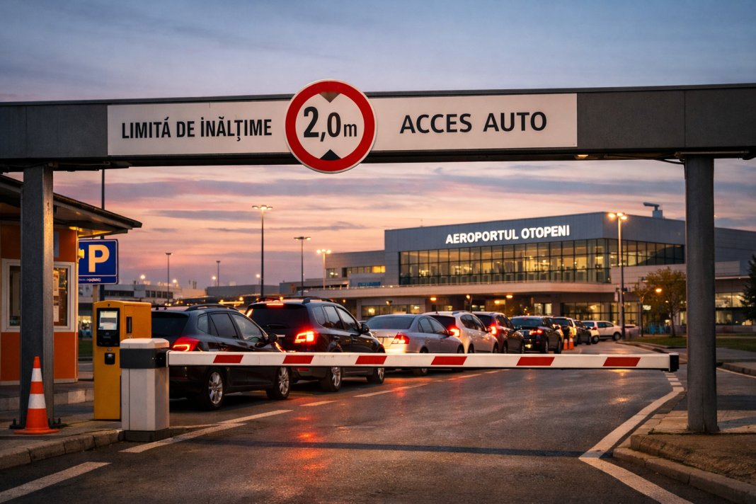 Există o limită de înălțime pentru mașinile care intră în parcarea aeroportului Otopeni?