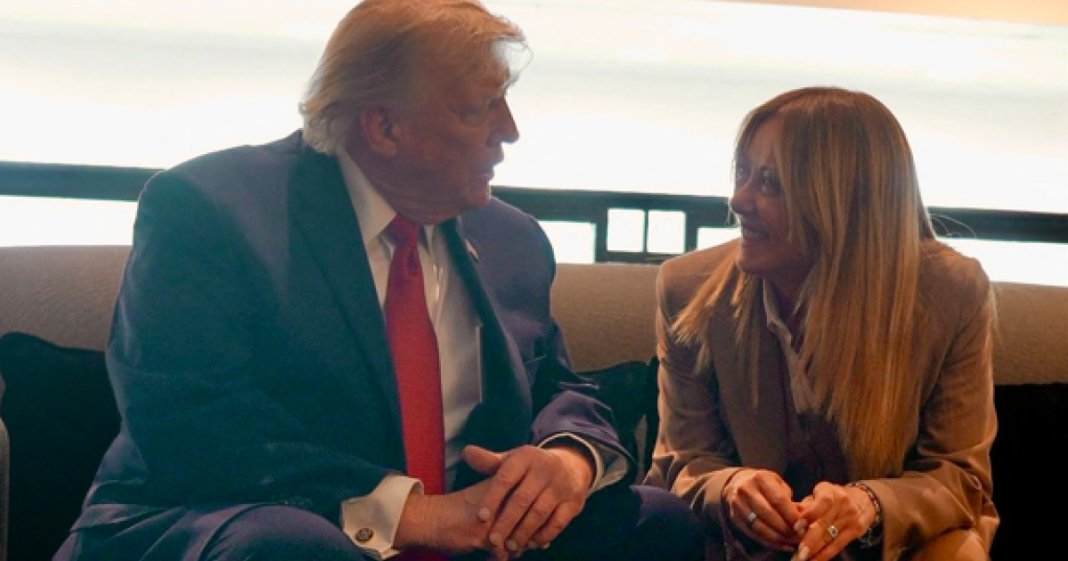 Trump afirmă că Meloni l-a rugat „în mod constant” să se pozeze cu el la summitul G7...